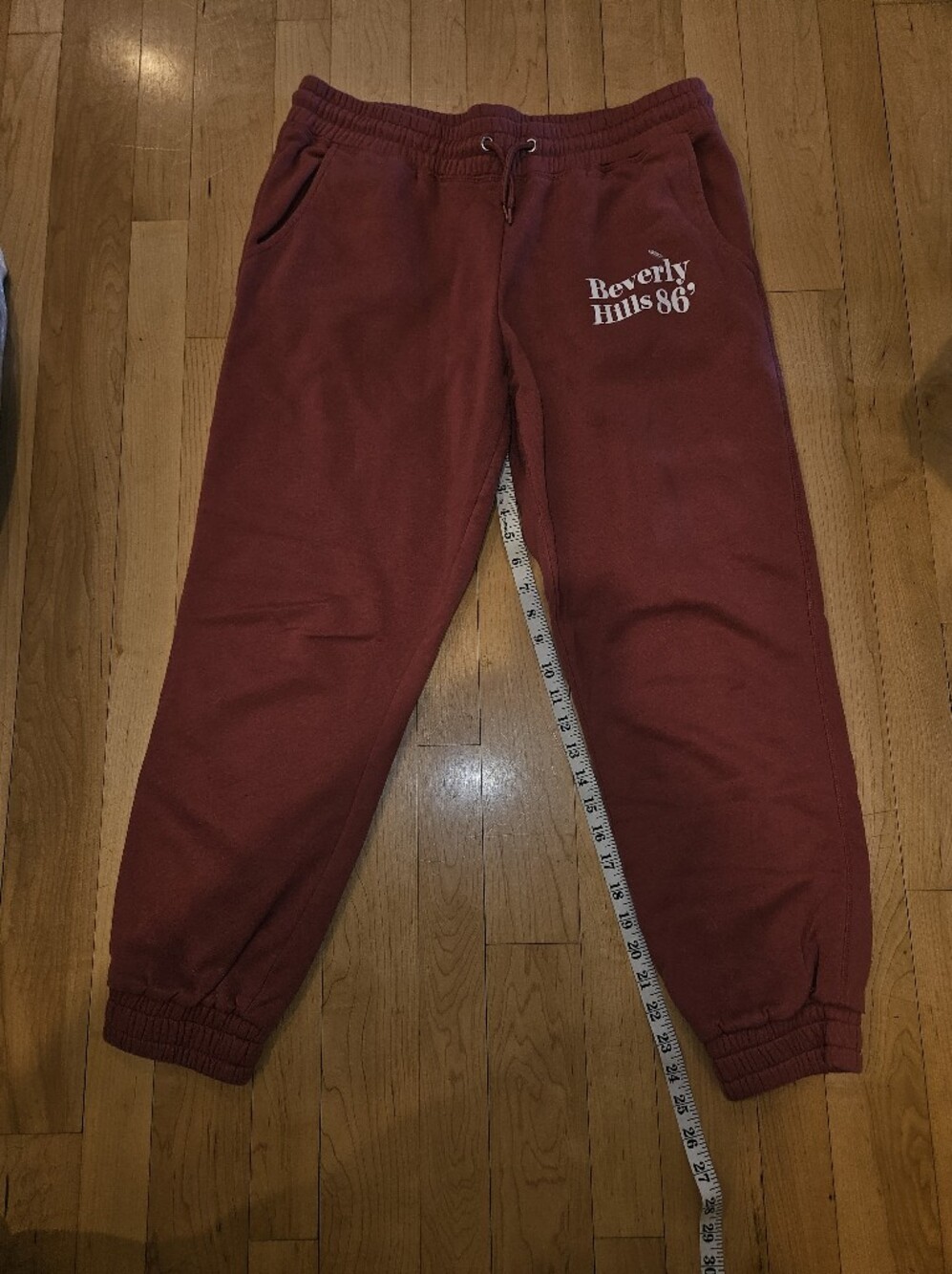 Burgundy Jogger Pants